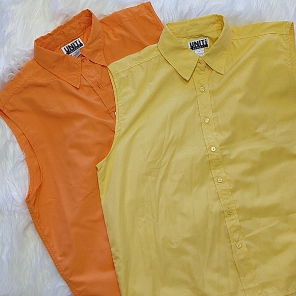 UNITi Casuals Sleeveless Button Collared Shirt - Picture 8 of 12